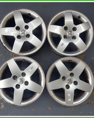 Cerchi in Lega Peugeot 207 SW 15 pollici 15 6.0J