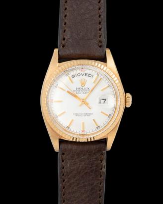 Rolex Day-Date 36 Very Rare Red Quarter Dial