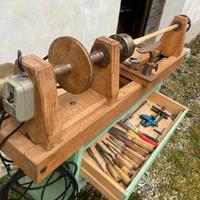 tornio in legno per legno
