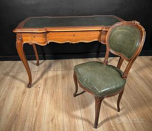 Antica Scrivania con Poltrona