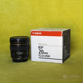 Obiettivo Canon EF 20mm f:2.8