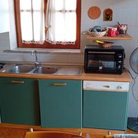 Cucina Completa con Elettrodomestici - Verde e Leg