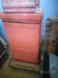 riscaldamento antica stufa terracotta