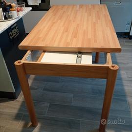 Tavolo cucina allungabile 130/170x80x80H  6/8 pers