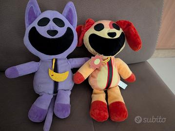 Coppia Peluche Poppy Playtime - CatNap e DogDay