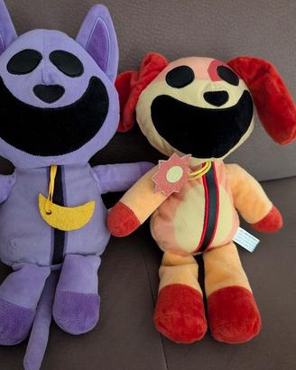 Coppia Peluche Poppy Playtime - CatNap e DogDay