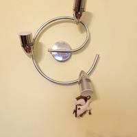 Lampadario rotondo con lampadine LED