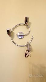 Lampadario rotondo con lampadine LED