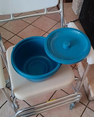 Nuova: Comoda HOMCOM Sedia a Rotelle Impermeabile