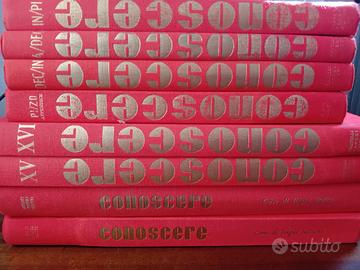 ENCICLOPEDIA CONOSCERE 16 VOLUMI CON DIZIONARIO 