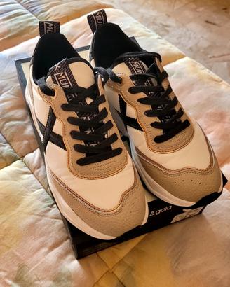 sneakers munich donna in pelle