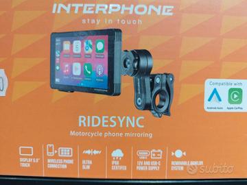 CAR PLAY DA MOTO RIDESYNC INTERPHONE