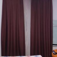 tendone da interni oscurante e tende leggere