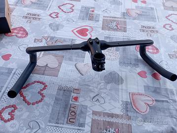 Manubrio Gravel 3T carbonio Aeroghiaia  LTD 40cm  