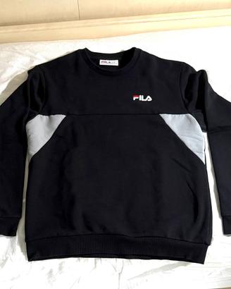 Felpa Fila nera e grigia