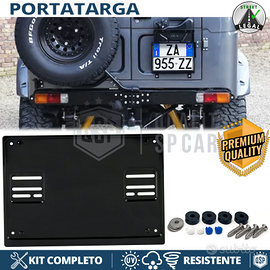 Portatarga POSTERIORE Quadrato Auto Fuoristrada