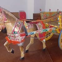 CARRETTO SICILIANO AMARO AVERNA CM. 73 LEGNO