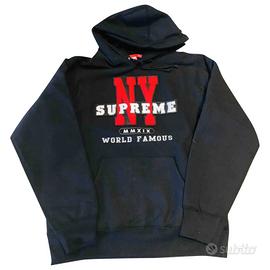 FELPA UOMO SUPREME NEW YORK TG M L stone island