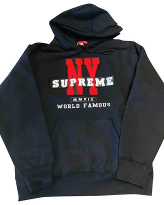 FELPA UOMO SUPREME NEW YORK TG M L stone island