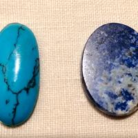 Set di due Pietre semi-preziose da incastonare. 