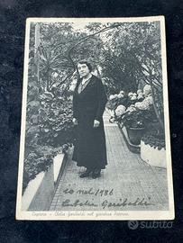 Clelia Garibaldi - cartolina autografata