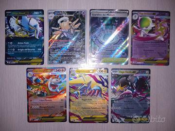 Lotto Carte Pokemon ITA Mega Ex Holo Rare Full Art