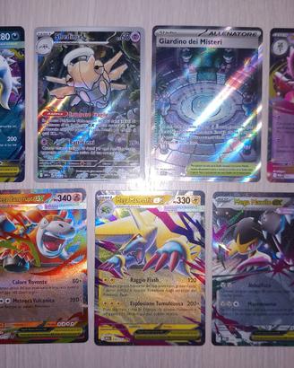 Lotto Carte Pokemon ITA Mega Ex Holo Rare Full Art