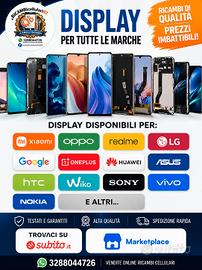 display Samsung iPhone Xiaomi ecc