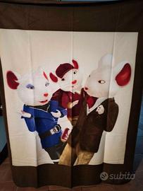 Coperta/plaid pile multicolore Caleffi Parmareggio