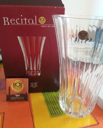 Vaso in Cristallo RCR Royal Crystal Rock h. 25 cm