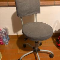 Sedia girevole per scrivania