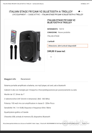 cassa Italian stage IS FR12AW v2