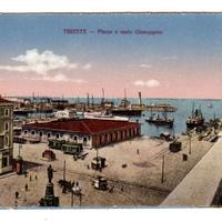 Trieste Piazza e Molo Giuseppino Primi 900