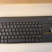 Tastiera Wireless touch tv Logitech K400 Plus