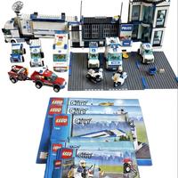 Lotto LEGO City Caserma Polizia 7498 e Mezzi Vari