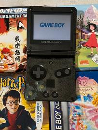 Lotto Nintendo Gameboy Advance SP + 8 Giochi