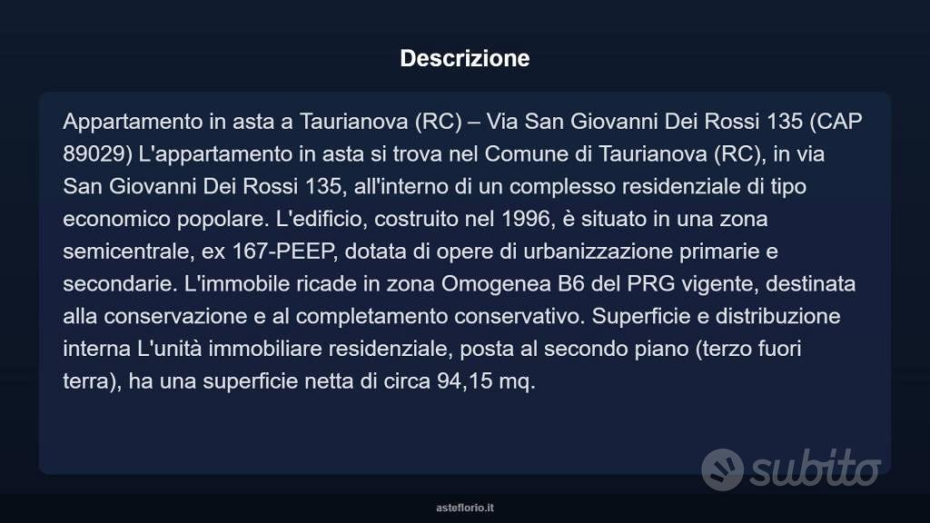 Appartamento – Taurianova, Reggio Calabria - Vista 4
