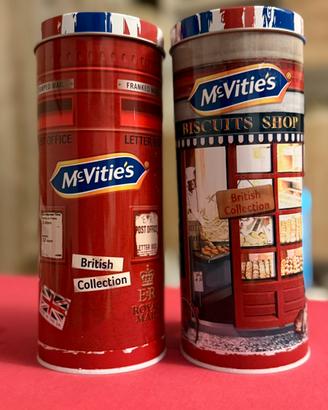 Set 2 barattoli di latta McVitie’s British Collect