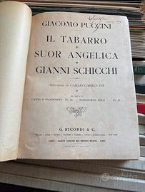 Puccini Il Tabarro Suor Angelica Gianni Schicchi