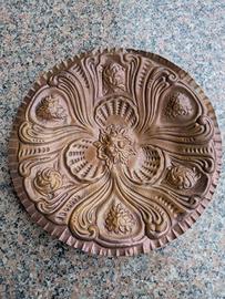 piatto decorativo in rame 