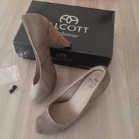 Décolleté grigie Alcott con tacco n.39