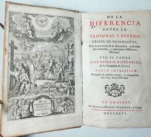 DE LA DIFERENCIA ENTRE LO TEMPORAL Y ETERNO...1746