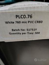 Tessere Neutre Bianche - Tessere in PVC