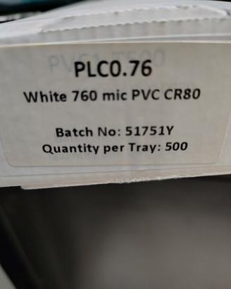 Tessere Neutre Bianche - Tessere in PVC