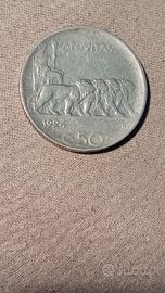 50 centesimi leoni 1924  R3