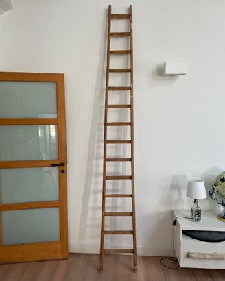 Scala artigianale in legno massello 275cm