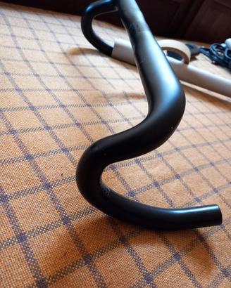 manubrio bici corsa nuovo in carbonio 420mm 