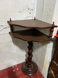 Mobile Angolare Vintage in Legno Massello