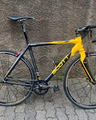 Bici corsa custom single speed Scott