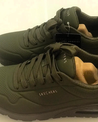 Skechers Uno Stand On Air Sneakers – khaki Green –